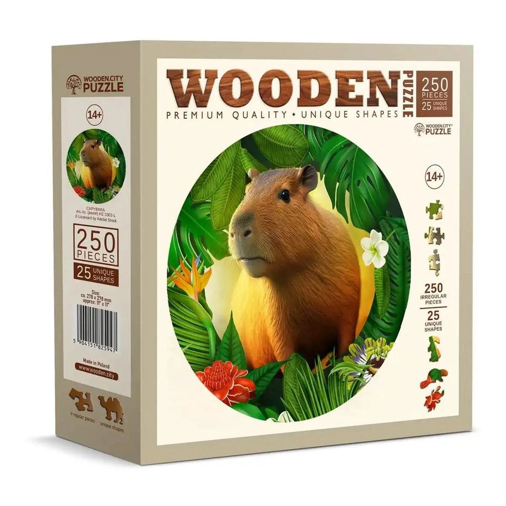 WOODEN.CITY – Kapibara | 3D Holzpuzzle - Lama Welt
