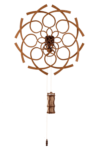 WOODEN.CITY – Kinetische Wandkunst - Skulptur Im Geometrischen Design | 3D Holzpuzzle - Lama Welt