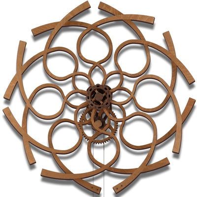 WOODEN.CITY – Kinetische Wandkunst - Skulptur Im Geometrischen Design | 3D Holzpuzzle - Lama Welt