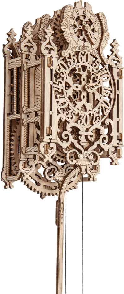 WOODEN.CITY – Königliche Uhr | 3D Holzpuzzle - Lama Welt