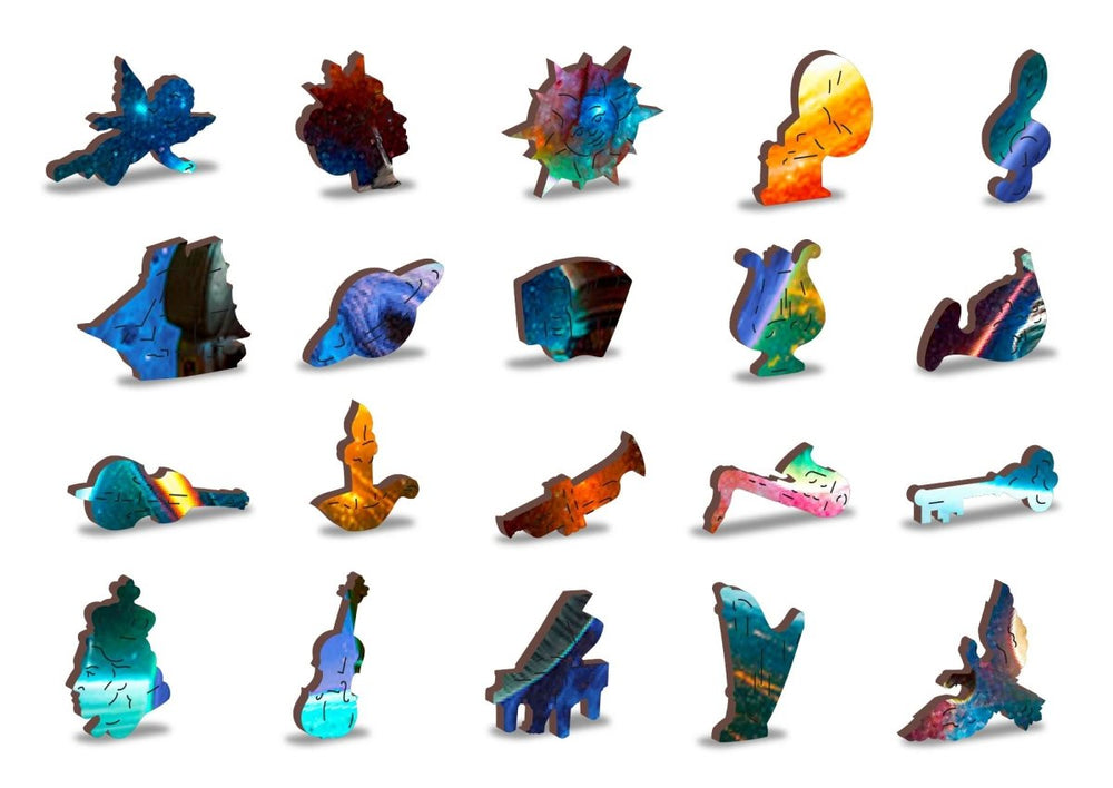 WOODEN.CITY – Kosmische Erkundung | 3D Holzpuzzle - Lama Welt