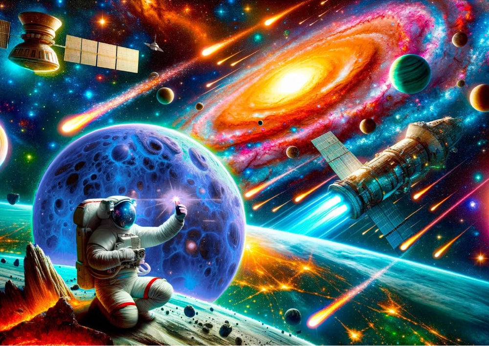 WOODEN.CITY – Kosmische Erkundung | 3D Holzpuzzle - Lama Welt