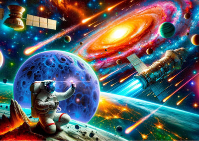 WOODEN.CITY – Kosmische Erkundung | 3D Holzpuzzle - Lama Welt