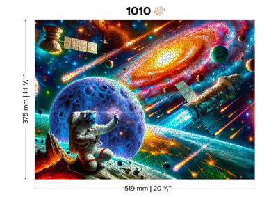 WOODEN.CITY – Kosmische Erkundung | 3D Holzpuzzle - Lama Welt