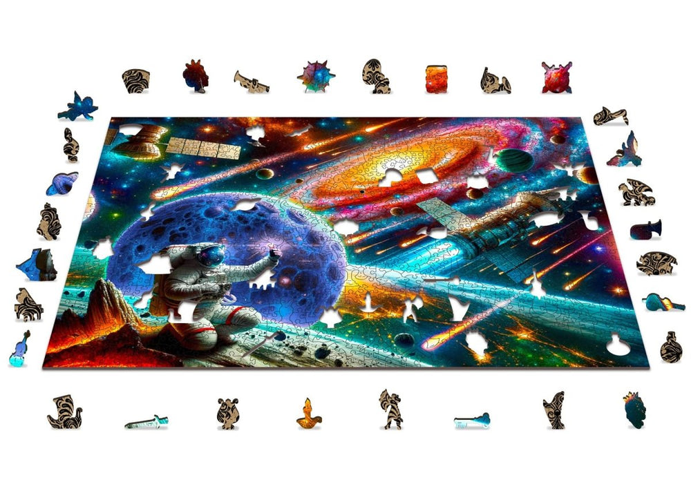 WOODEN.CITY – Kosmische Erkundung | 3D Holzpuzzle - Lama Welt