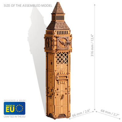 Wooden.City l Big Ben | 3D Holzpuzzle - Lama Welt