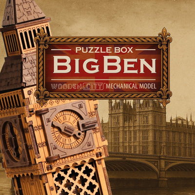 Wooden.City l Big Ben | 3D Holzpuzzle - Lama Welt