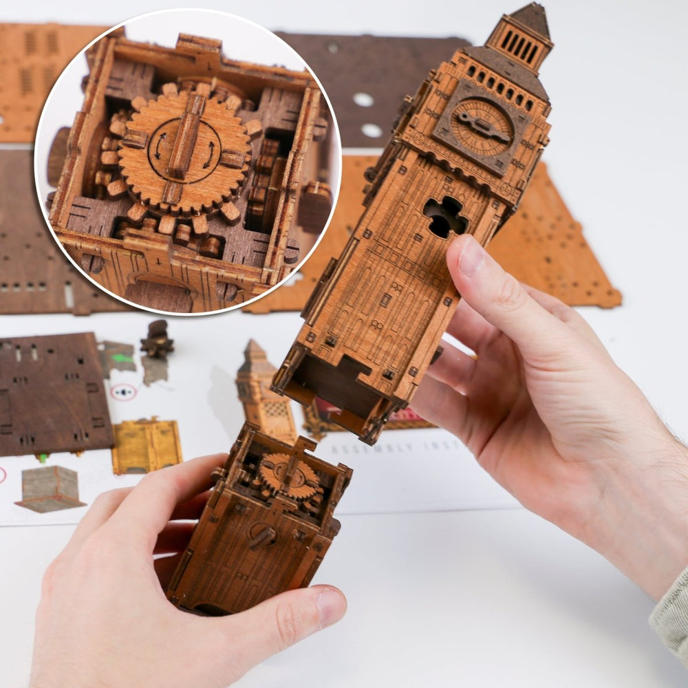 Wooden.City l Big Ben | 3D Holzpuzzle - Lama Welt