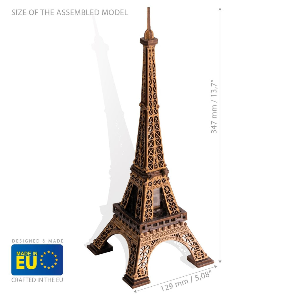 Wooden.City l Eiffelturm | 3D Holzpuzzle - Lama Welt