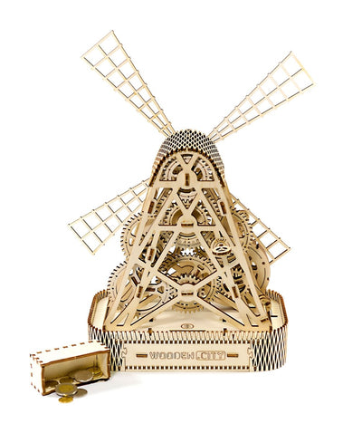 Wooden.City l Mühle | 3D Holzpuzzle - Lama Welt