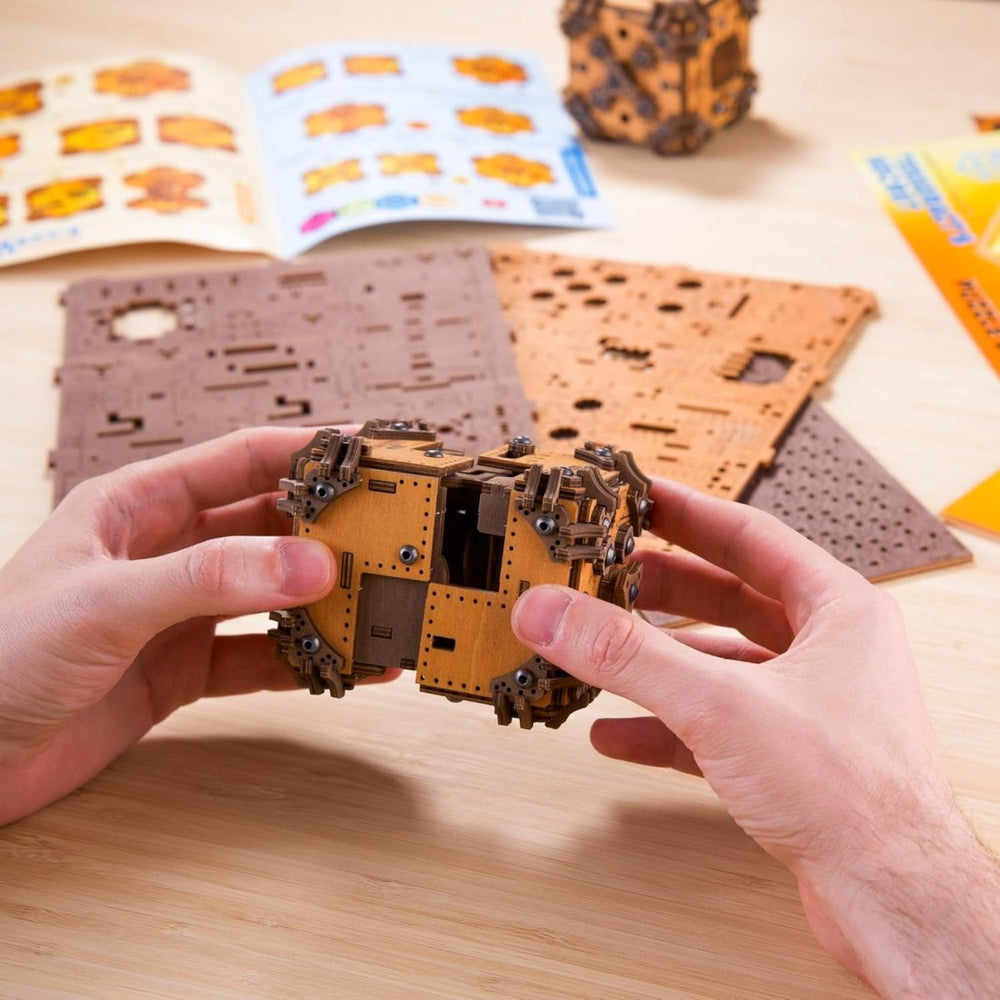 Wooden.City l Tesseract Holz Puzzle Box l Rätselbox - Lama Welt