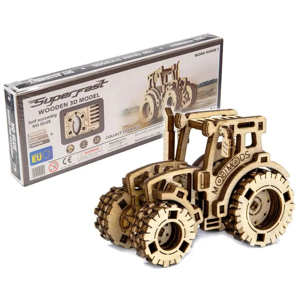 WOODEN.CITY – Lastwagen 1 | 3D Holzpuzzle - Lama Welt
