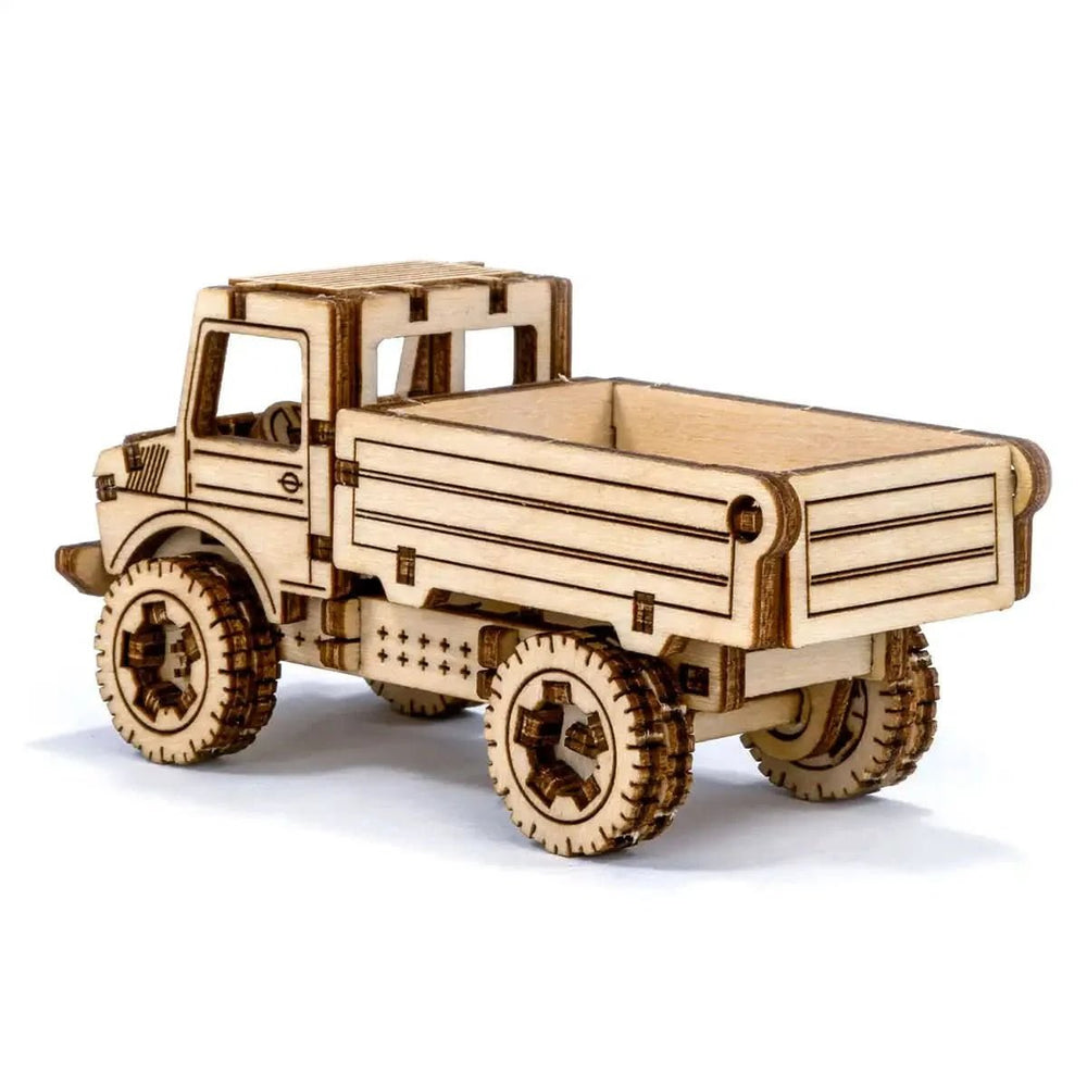 WOODEN.CITY – Lastwagen 2 | 3D Holzpuzzle - Lama Welt