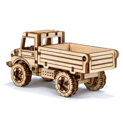 WOODEN.CITY – Lastwagen 2 | 3D Holzpuzzle - Lama Welt