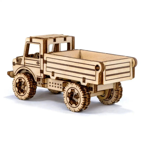 WOODEN.CITY – Lastwagen 2 | 3D Holzpuzzle - Lama Welt