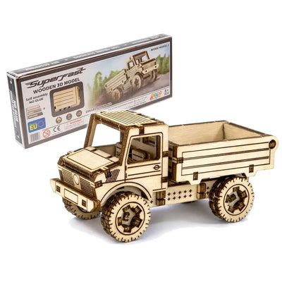 WOODEN.CITY – Lastwagen 2 | 3D Holzpuzzle - Lama Welt