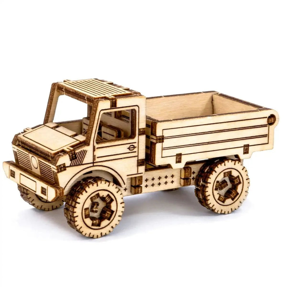 WOODEN.CITY – Lastwagen 2 | 3D Holzpuzzle - Lama Welt