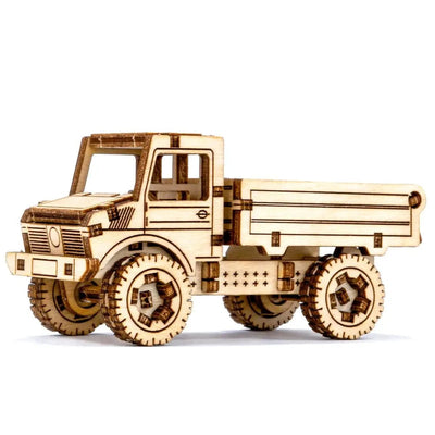 WOODEN.CITY – Lastwagen 2 | 3D Holzpuzzle - Lama Welt