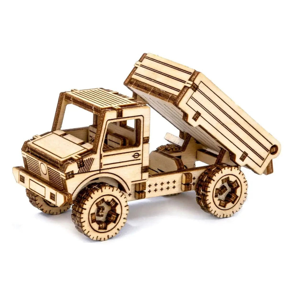 WOODEN.CITY – Lastwagen 2 | 3D Holzpuzzle - Lama Welt