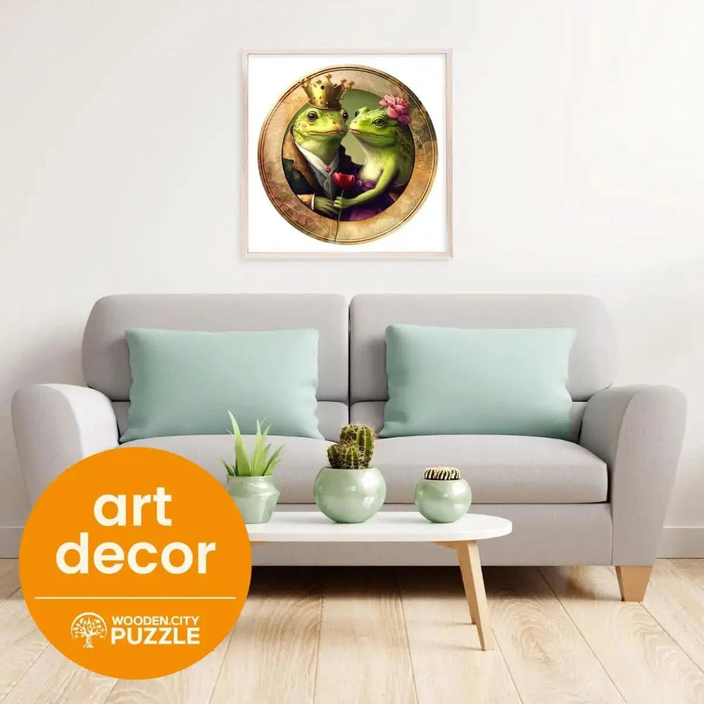 WOODEN.CITY – Liebe Und Frösche | 3D Holzpuzzle - Lama Welt