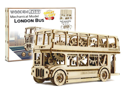 WOODEN.CITY – London Bus | 3D Holzpuzzle - Lama Welt