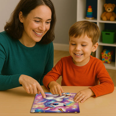 WOODEN.CITY – Magische Einhornträume | 3D Holzpuzzle - Lama Welt