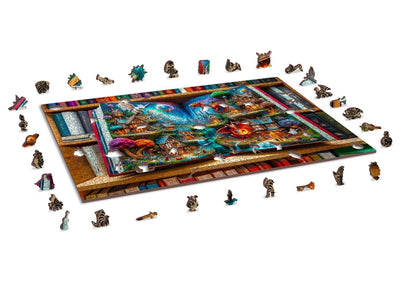 WOODEN.CITY – Magische Geschichten | 3D Holzpuzzle - Lama Welt