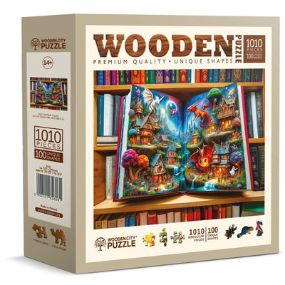 WOODEN.CITY – Magische Geschichten | 3D Holzpuzzle - Lama Welt