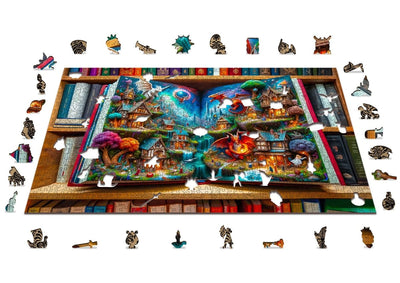 WOODEN.CITY – Magische Geschichten | 3D Holzpuzzle - Lama Welt