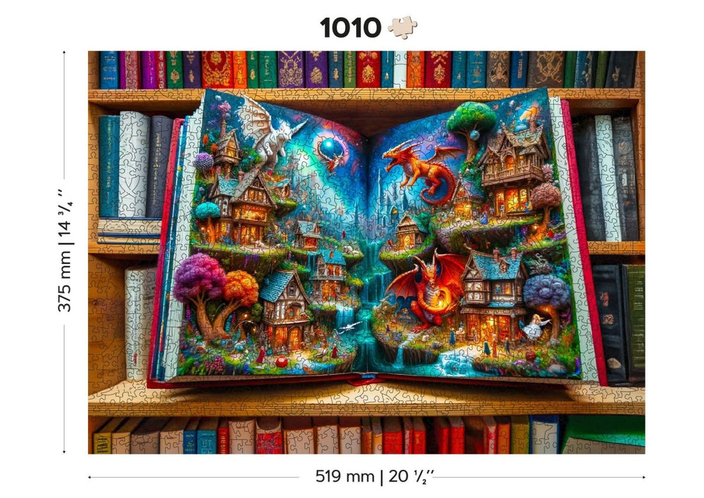 WOODEN.CITY – Magische Geschichten | 3D Holzpuzzle - Lama Welt