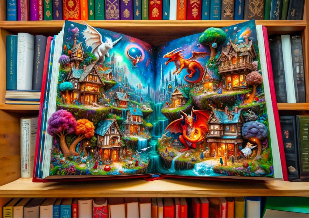 WOODEN.CITY – Magische Geschichten | 3D Holzpuzzle - Lama Welt