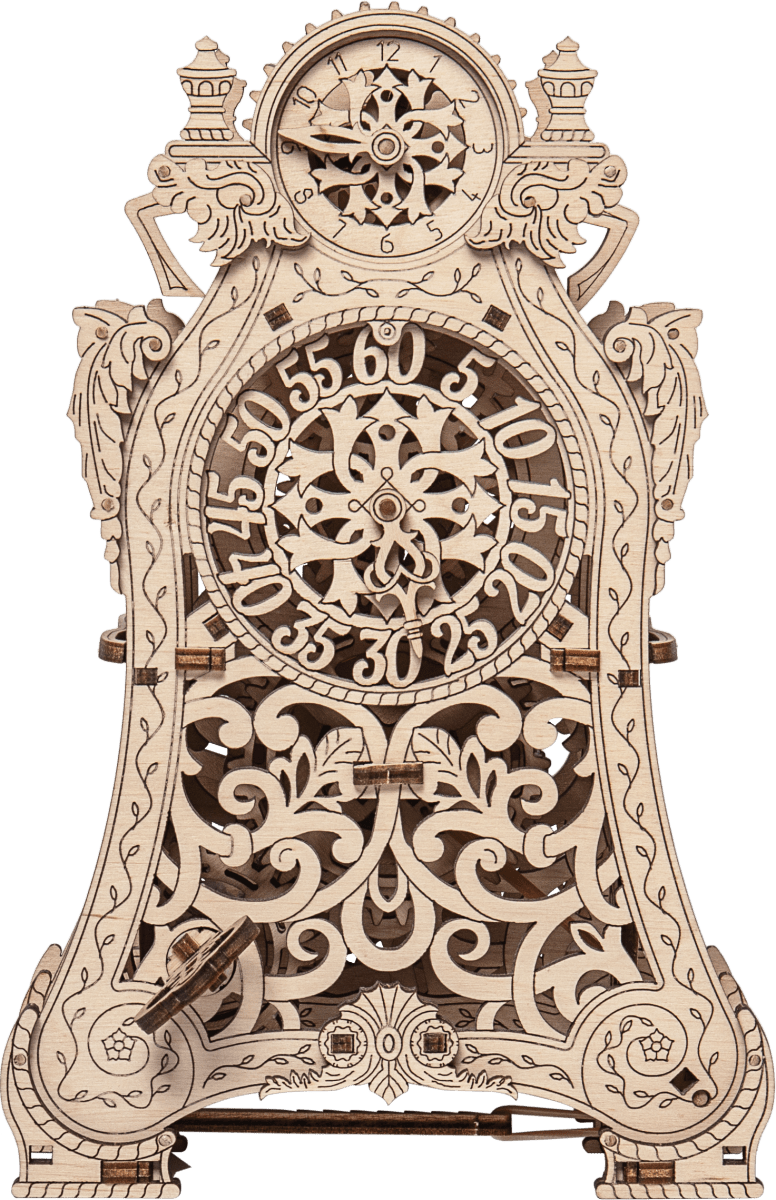 WOODEN.CITY – Magische Uhr | 3D Holzpuzzle - Lama Welt