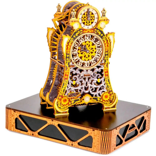 WOODEN.CITY – Magische Uhr Le | 3D Holzpuzzle - Lama Welt