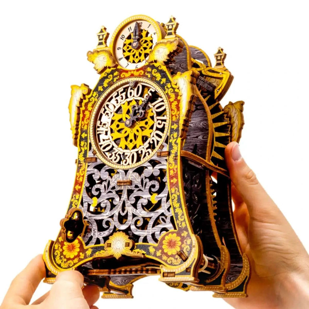 WOODEN.CITY – Magische Uhr Le | 3D Holzpuzzle - Lama Welt