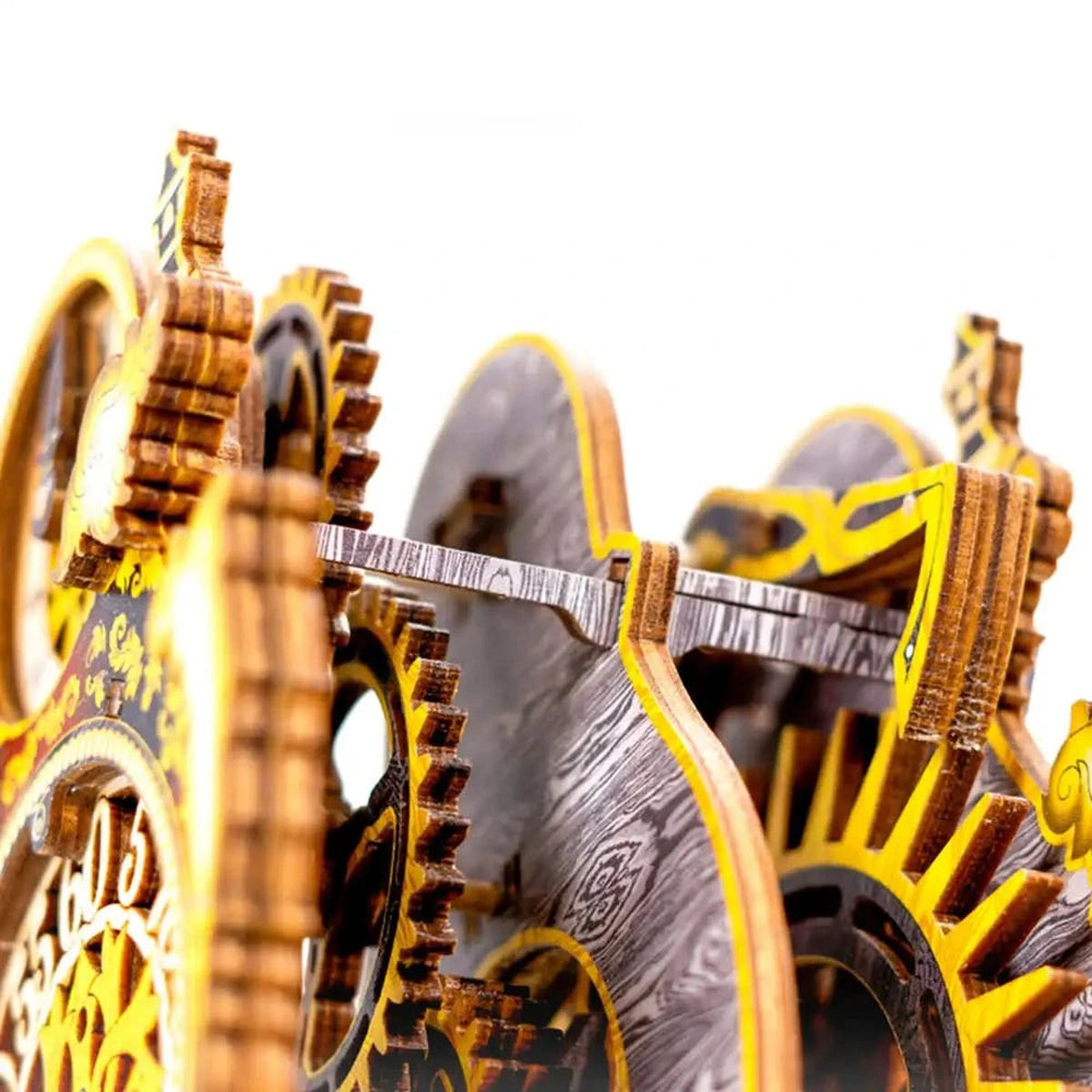 WOODEN.CITY – Magische Uhr Le | 3D Holzpuzzle - Lama Welt