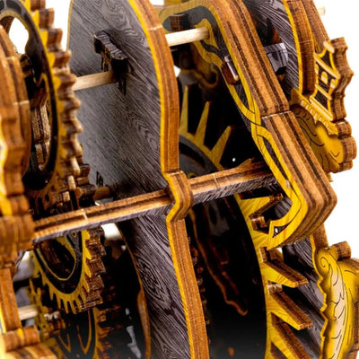 WOODEN.CITY – Magische Uhr Le | 3D Holzpuzzle - Lama Welt