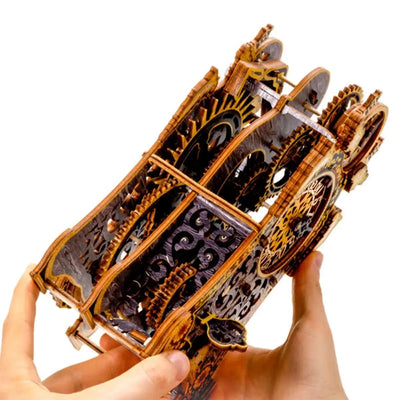 WOODEN.CITY – Magische Uhr Le | 3D Holzpuzzle - Lama Welt