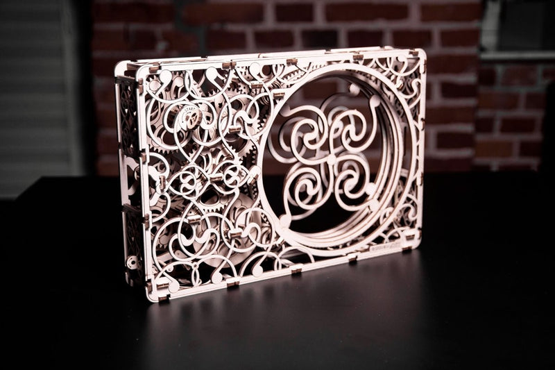 WOODEN.CITY – Mechanisches Bild | 3D Holzpuzzle - Lama Welt