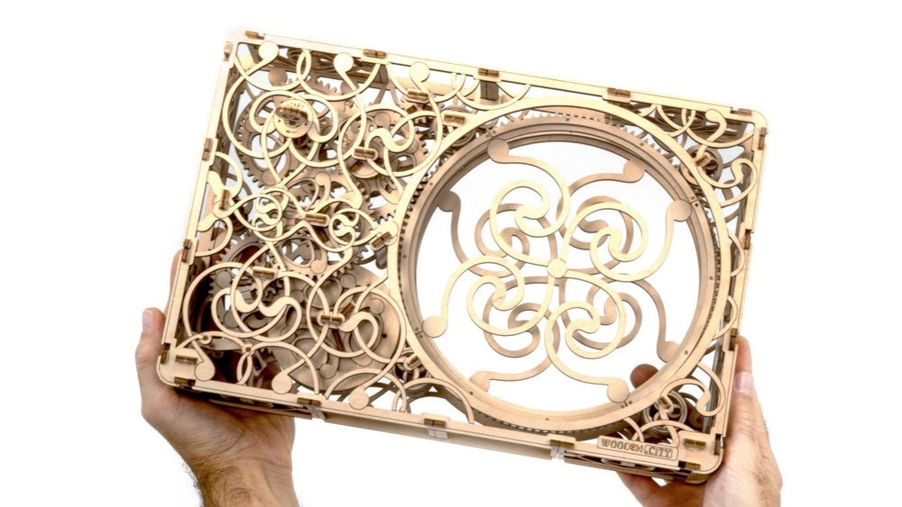 WOODEN.CITY – Mechanisches Bild | 3D Holzpuzzle - Lama Welt