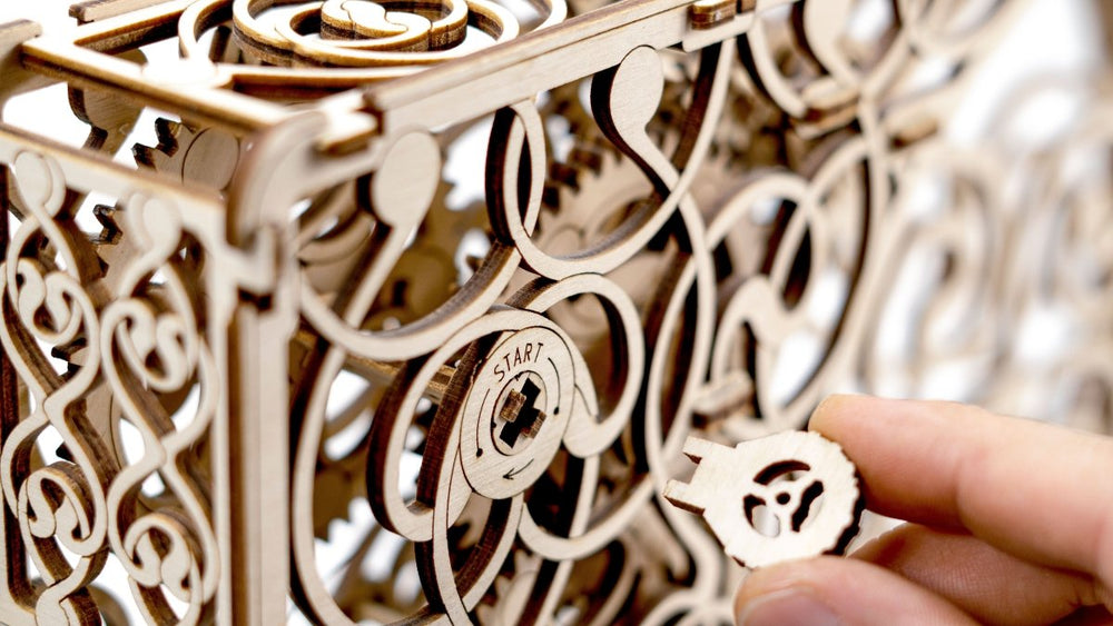 WOODEN.CITY – Mechanisches Bild | 3D Holzpuzzle - Lama Welt