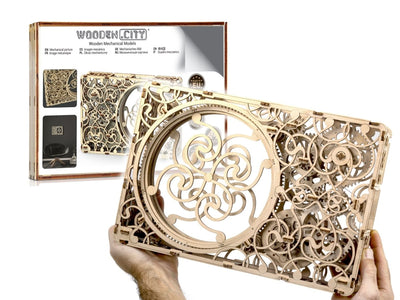 WOODEN.CITY – Mechanisches Bild | 3D Holzpuzzle - Lama Welt