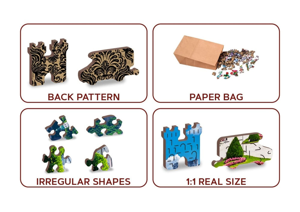 WOODEN.CITY – Mirabellpalast Und Schloss Salzburg | 3D Holzpuzzle - Lama Welt