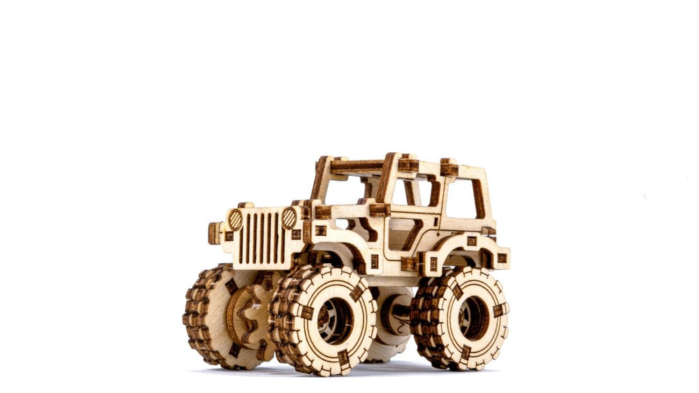WOODEN.CITY – Monstertruck 1 | 3D Holzpuzzle - Lama Welt