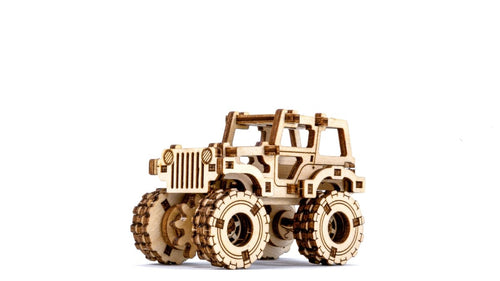 WOODEN.CITY – Monstertruck 1 | 3D Holzpuzzle - Lama Welt