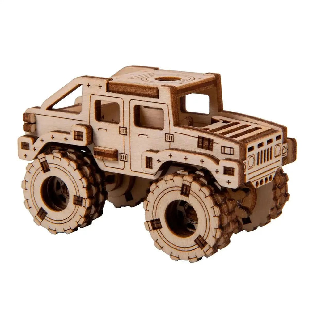 WOODEN.CITY – Monstertruck 2 | 3D Holzpuzzle - Lama Welt