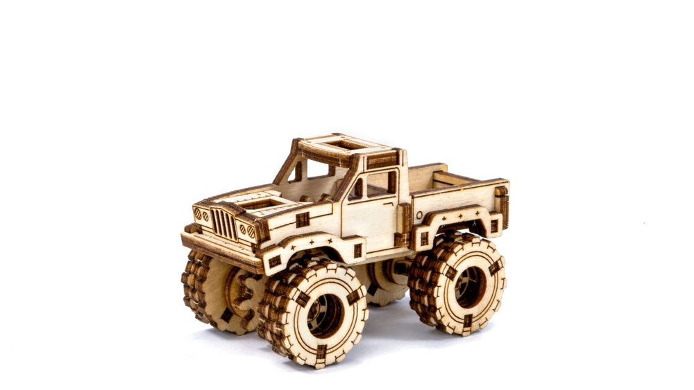 WOODEN.CITY – Monstertruck 3 | 3D Holzpuzzle - Lama Welt