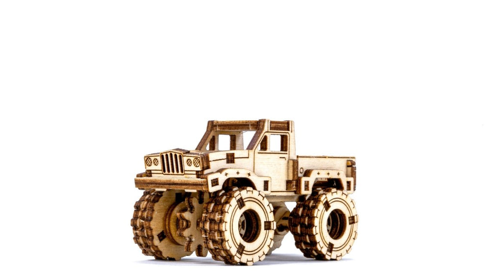 WOODEN.CITY – Monstertruck 3 | 3D Holzpuzzle - Lama Welt