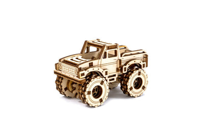 WOODEN.CITY – Monstertruck 4 | 3D Holzpuzzle - Lama Welt
