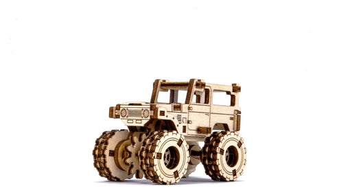 WOODEN.CITY – Monstertruck 5 | 3D Holzpuzzle - Lama Welt