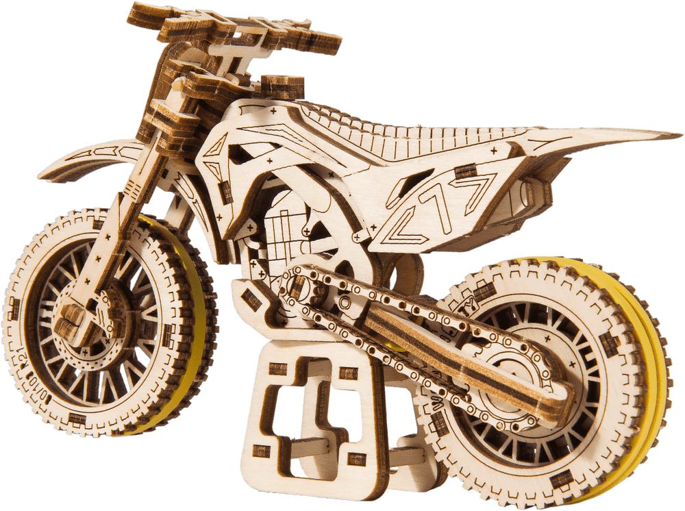 WOODEN.CITY – Motocross | 3D Holzpuzzle - Lama Welt